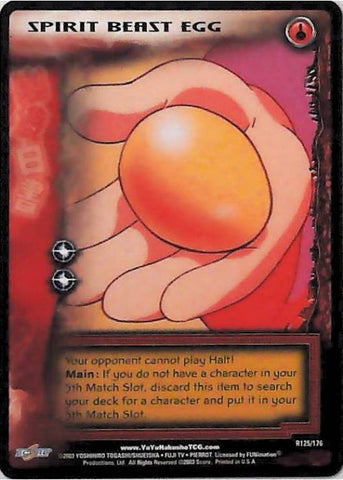 Yu Yu Hakusho TCG | Spirit Beast Egg - Ghost Files R125 | The Nerd Merchant