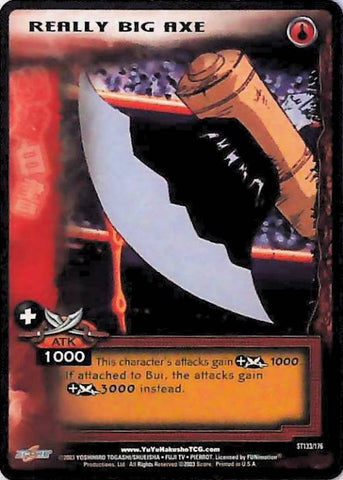 Yu Yu Hakusho TCG | Really Big Axe - Ghost Files ST133 | The Nerd Merchant
