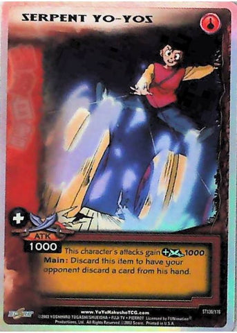 Yu Yu Hakusho TCG | Serpent Yo-Yos (Foil) - Ghost Files ST136 | The Nerd Merchant