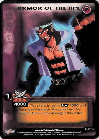 Yu Yu Hakusho TCG | Armor of the Ape - Ghost Files C142 | The Nerd Merchant