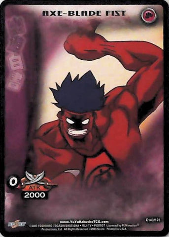 Yu Yu Hakusho TCG | Axe-Blade Fist - Ghost Files C143 | The Nerd Merchant