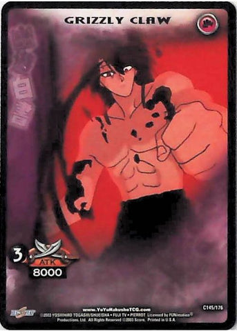 Yu Yu Hakusho TCG | Grizzly Claw - Ghost Files C145 | The Nerd Merchant