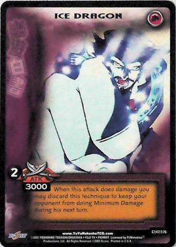Yu Yu Hakusho TCG | Ice Dragon - Ghost Files C147 | The Nerd Merchant