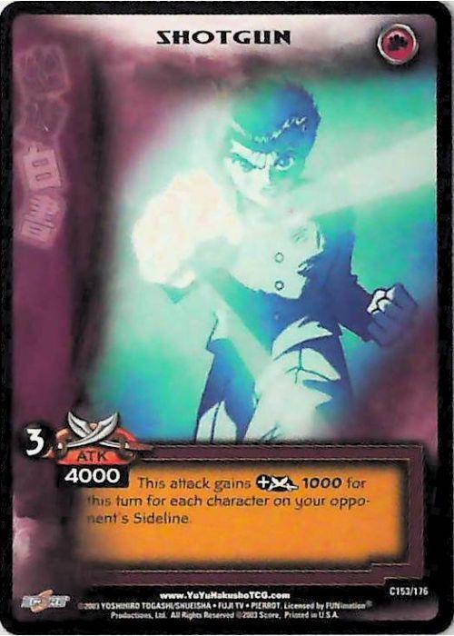 Yu Yu Hakusho TCG | Shotgun - Ghost Files C153 | The Nerd Merchant