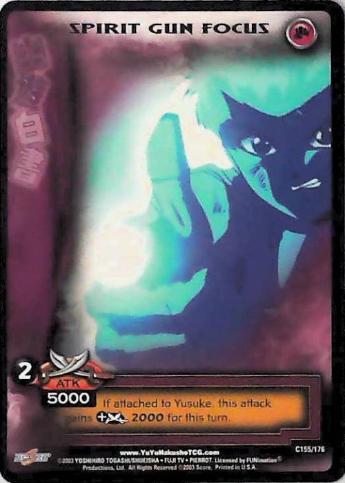 Yu Yu Hakusho TCG | Spirit Gun Focus - Ghost Files C155 | The Nerd Merchant
