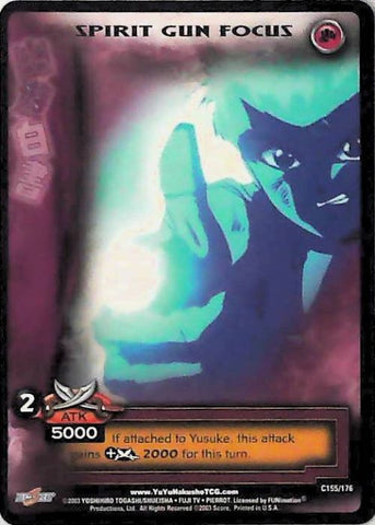 Yu Yu Hakusho TCG | Spirit Gun Focus - Ghost Files C155 | The Nerd Merchant