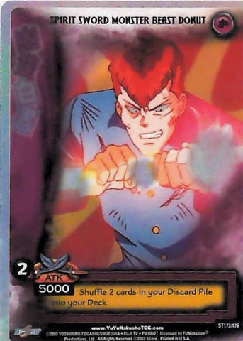 Yu Yu Hakusho TCG | Spirit Sword Monster Beast Donut (Foil) - Ghost Files ST173 | The Nerd Merchant