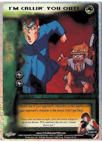 Yu Yu Hakusho TCG | I'm Callin' You Out! (Foil) - Ghost Files G180 | The Nerd Merchant