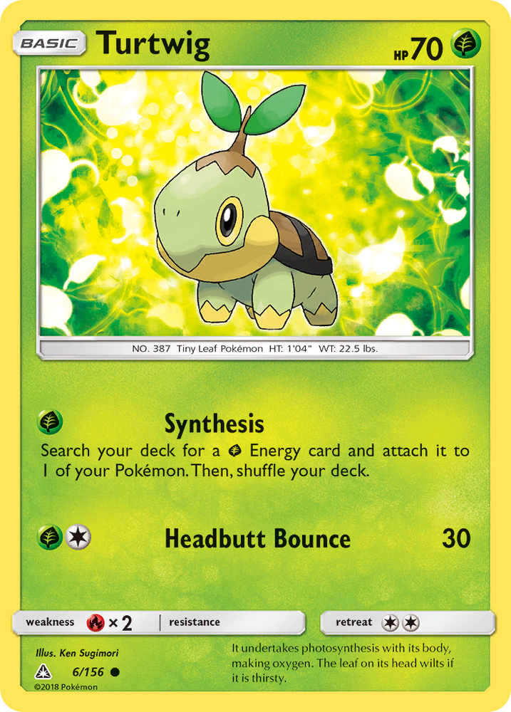 Pokemon | Turtwig (6/156) [Sun & Moon: Ultra Prism] | The Nerd Merchant