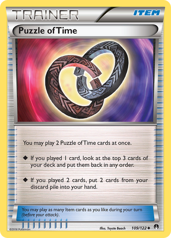 Pokemon | Puzzle of Time (109/122) [XY: BREAKpoint] | The Nerd Merchant