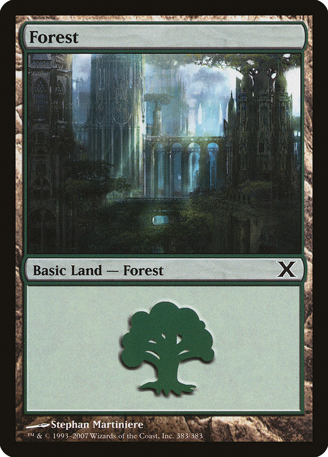 Magic | Forest (383) [Tenth Edition] | The Nerd Merchant