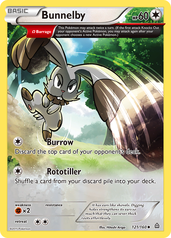 Pokemon | Bunnelby (121/160) [XY: Primal Clash] | The Nerd Merchant