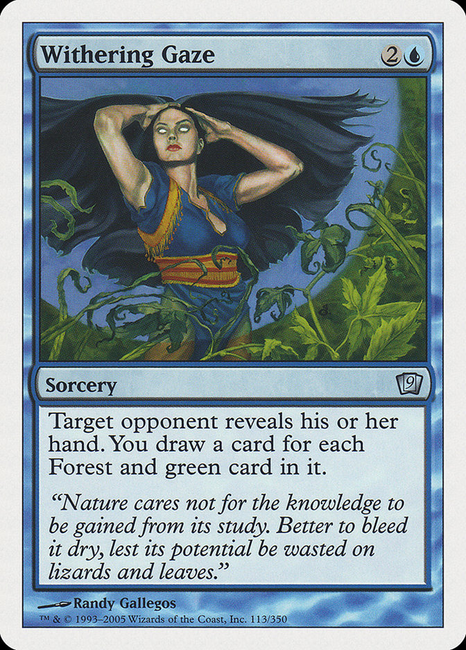 Magic | Withering Gaze [Ninth Edition] | The Nerd Merchant