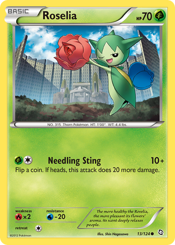 Pokemon | Roselia (13/124) [Black & White: Dragons Exalted] | The Nerd Merchant