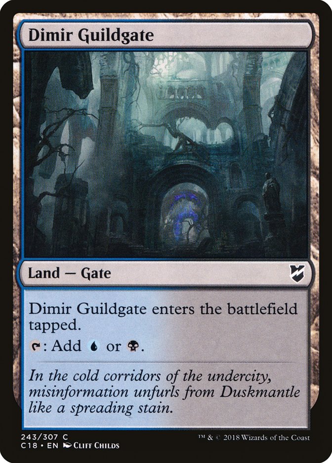 Magic | Dimir Guildgate [Commander 2018] | The Nerd Merchant