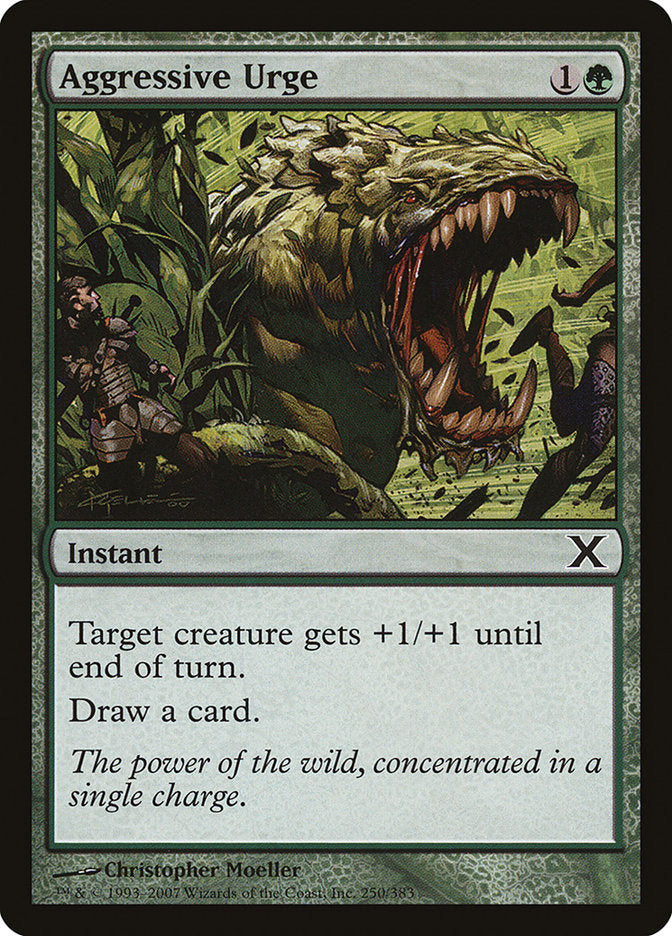 Magic | Aggressive Urge [Tenth Edition] | The Nerd Merchant