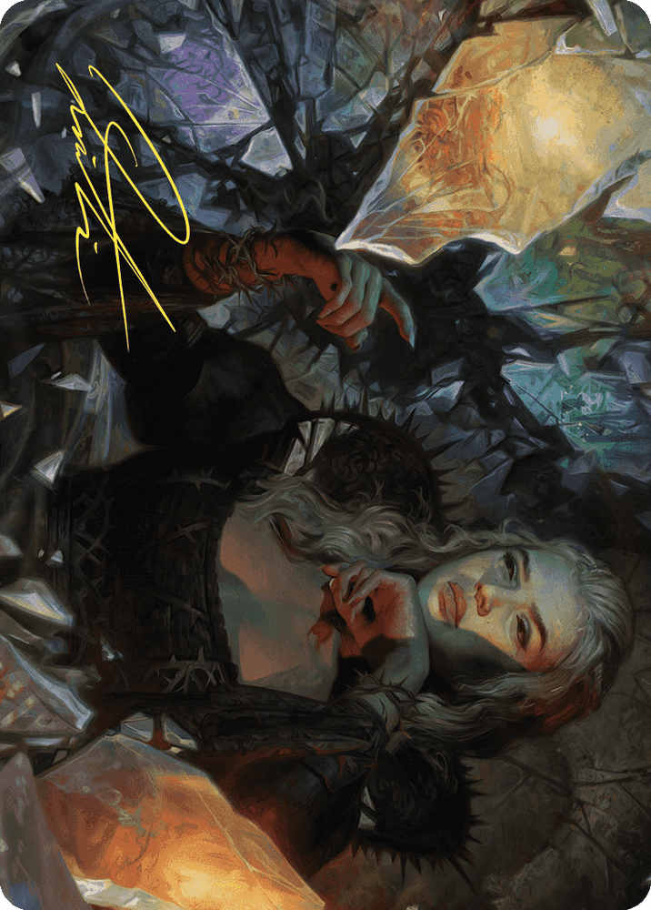 Magic | Prophetic Prism Art Card (Gold-Stamped Signature) [Wilds of Eldraine Art Series] | The Nerd Merchant