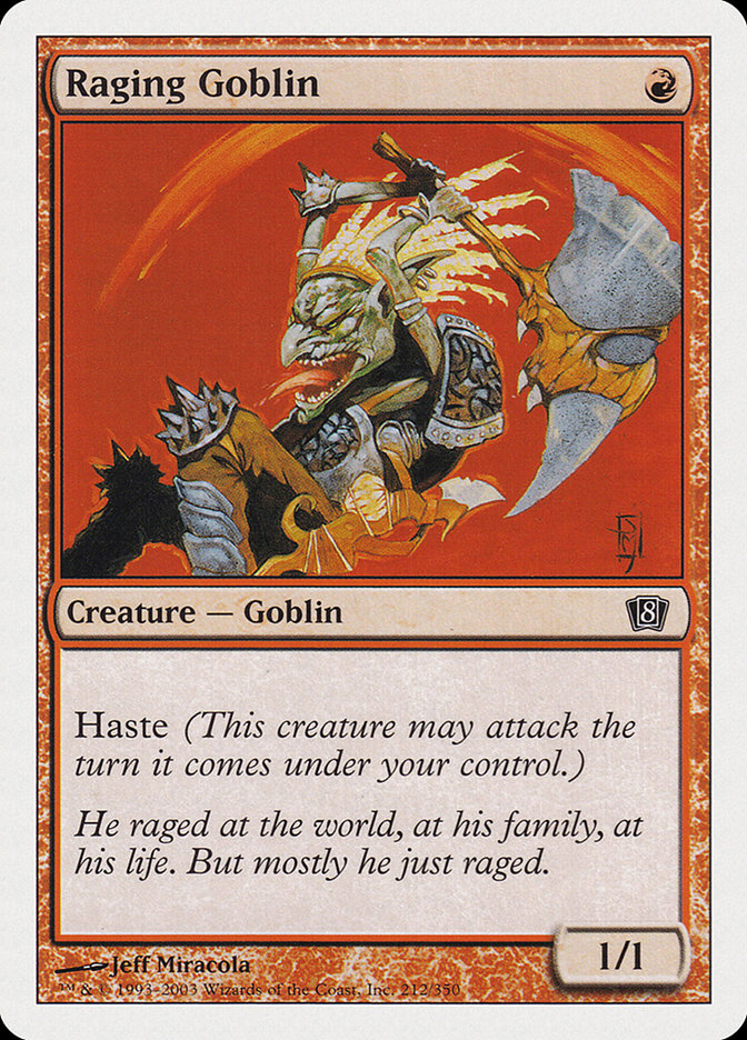 Magic | Raging Goblin [Eighth Edition] | The Nerd Merchant