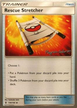 Pokemon | Rescue Stretcher (130/145) (Garbanette - Magnus Pedersen) [World Championships 2018] | The Nerd Merchant