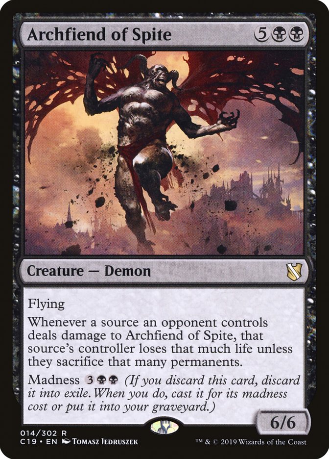 Magic | Archfiend of Spite [Commander 2019] | The Nerd Merchant