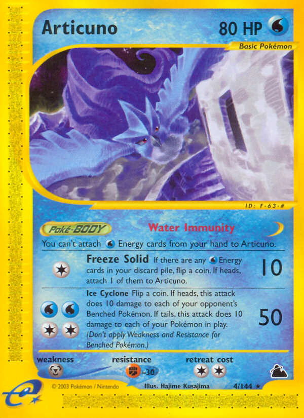 Pokemon | Articuno (4/144) [Skyridge] | The Nerd Merchant