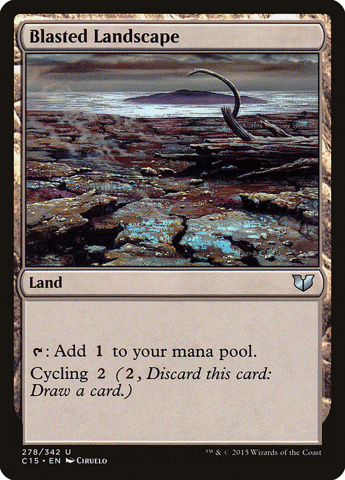 Magic | Blasted Landscape [Commander 2015] | The Nerd Merchant