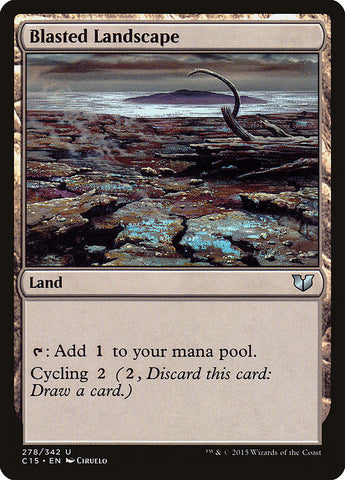 Magic | Blasted Landscape [Commander 2015] | The Nerd Merchant