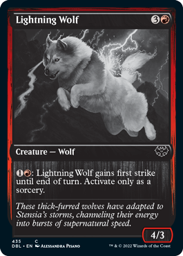 Magic | Lightning Wolf [Innistrad: Double Feature] | The Nerd Merchant