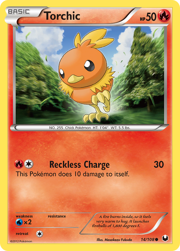 Pokemon | Torchic (14/108) [Black & White: Dark Explorers] | The Nerd Merchant