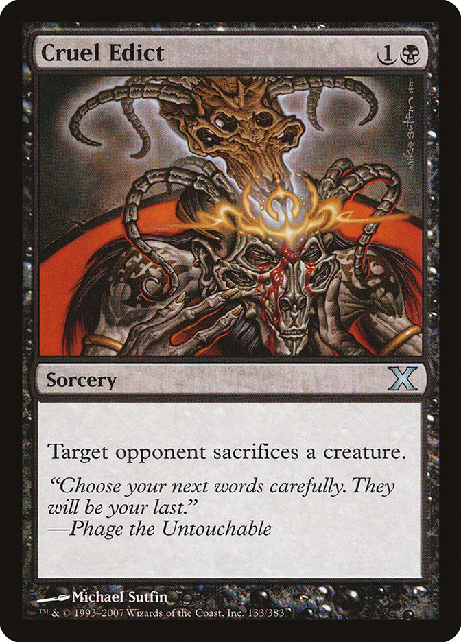 Magic | Cruel Edict [Tenth Edition] | The Nerd Merchant