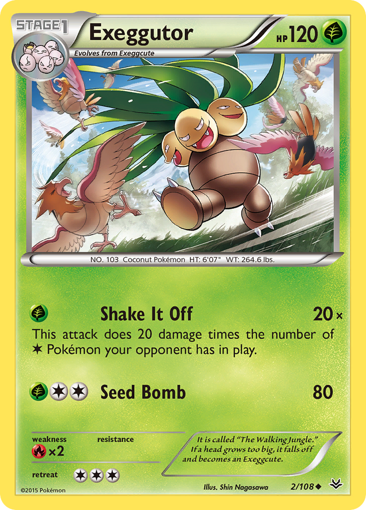 Pokemon | Exeggutor (2/108) [XY: Roaring Skies] | The Nerd Merchant
