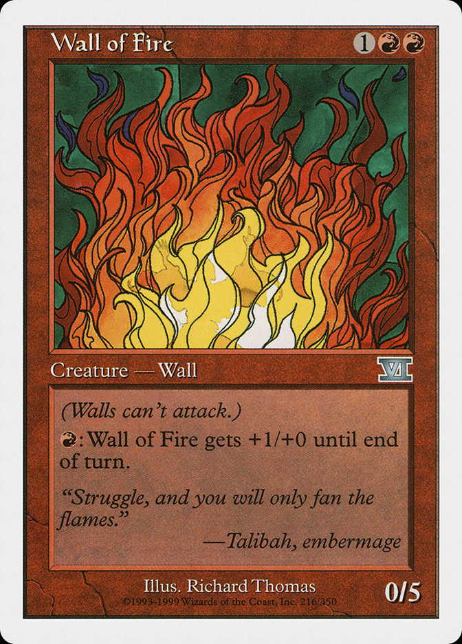 Magic | Wall of Fire [Classic Sixth Edition] | The Nerd Merchant