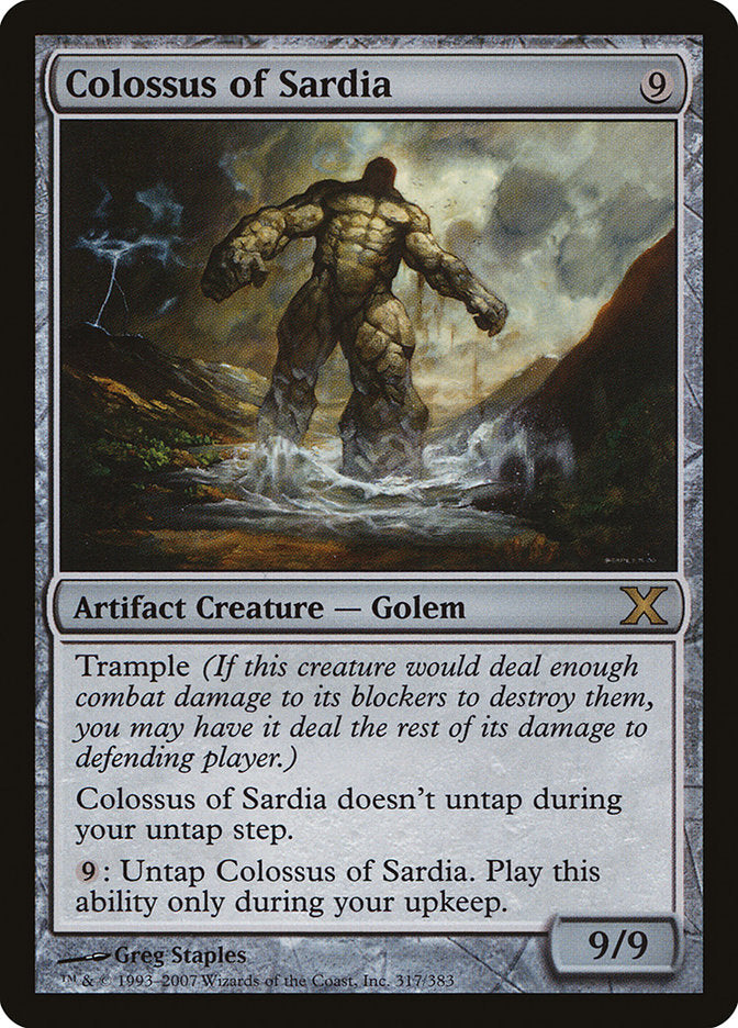 Magic | Colossus of Sardia [Tenth Edition] | The Nerd Merchant