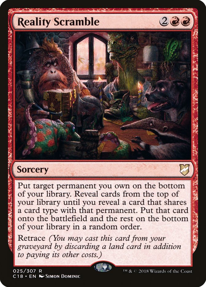 Magic | Reality Scramble [Commander 2018] | The Nerd Merchant