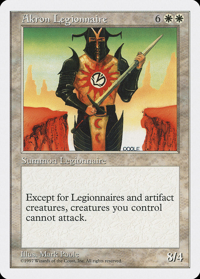 Magic | Akron Legionnaire [Fifth Edition] | The Nerd Merchant