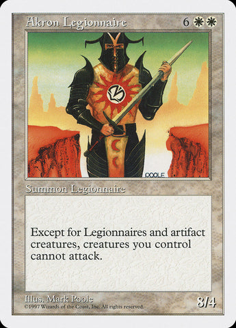 Magic | Akron Legionnaire [Fifth Edition] | The Nerd Merchant