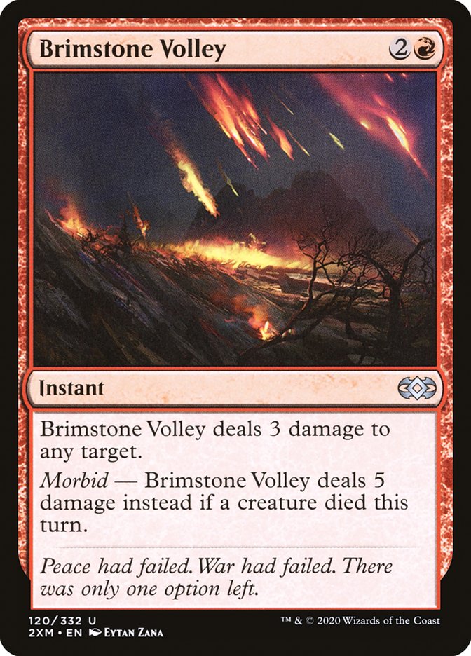 Magic | Brimstone Volley [Double Masters] | The Nerd Merchant