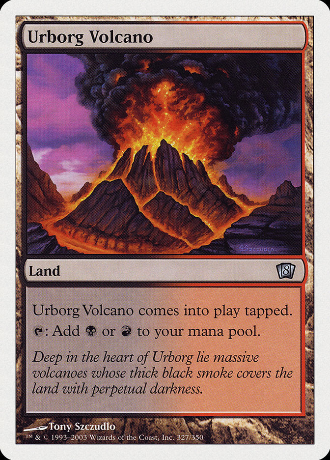 Magic | Urborg Volcano [Eighth Edition] | The Nerd Merchant