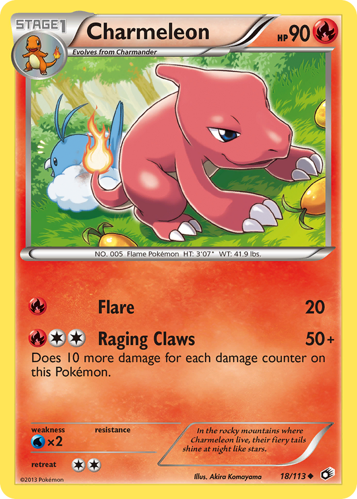 Pokemon | Charmeleon (18/113) [Black & White: Legendary Treasures] | The Nerd Merchant