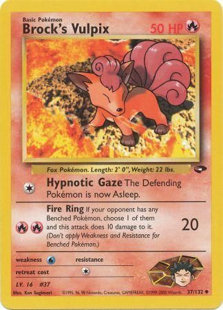 Pokemon | Brock's Vulpix (37/132) [Gym Challenge Unlimited] | The Nerd Merchant