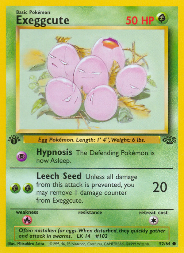 Pokemon | Exeggcute (52/64) [Jungle 1st Edition] | The Nerd Merchant