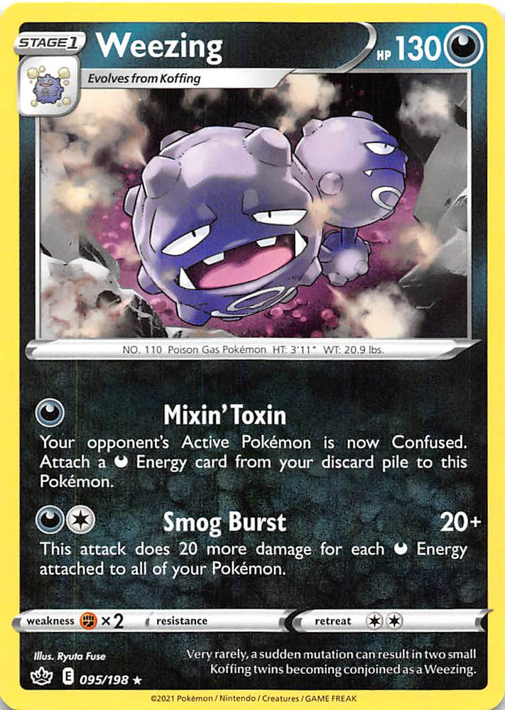 Pokemon | Weezing (095/198) [Sword & Shield: Chilling Reign] | The Nerd Merchant