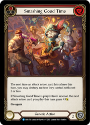 Flesh and Blood TCG | Smashing Good Time (Red) [EVR170] (Everfest)  1st Edition Rainbow Foil | The Nerd Merchant
