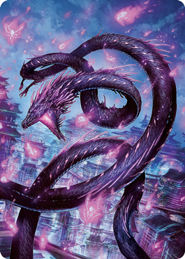 Magic | Junji, the Midnight Sky 2 Art Card [Kamigawa: Neon Dynasty Art Series] | The Nerd Merchant