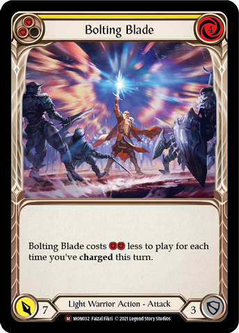 Flesh and Blood TCG | Bolting Blade [U-MON032] (Monarch Unlimited)  Unlimited Normal | The Nerd Merchant