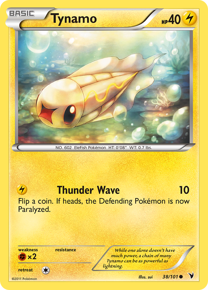 Pokemon | Tynamo (38/101) [Black & White: Noble Victories] | The Nerd Merchant