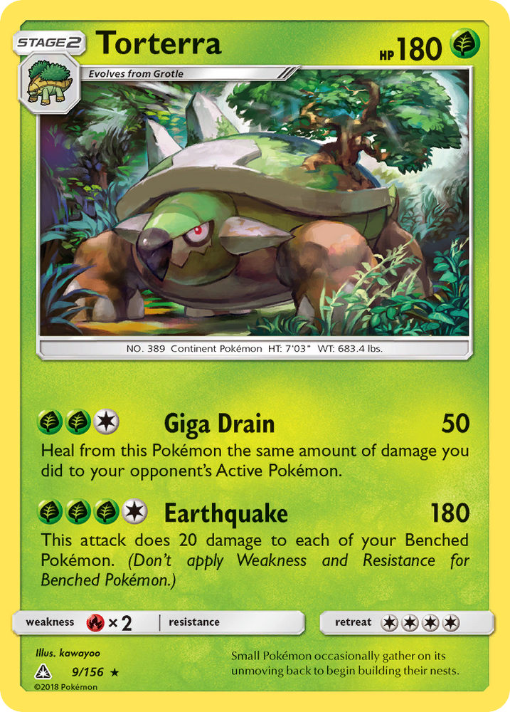 Pokemon | Torterra (9/156) [Sun & Moon: Ultra Prism] | The Nerd Merchant