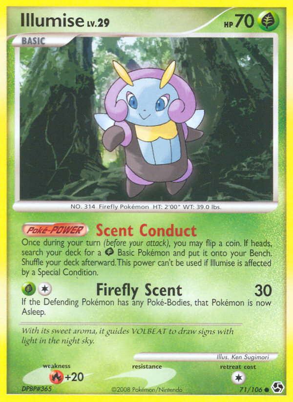 Pokemon | Illumise (71/106) [Diamond & Pearl: Great Encounters] | The Nerd Merchant
