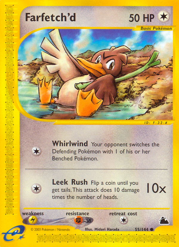 Pokemon | Farfetch'd (55/144) [Skyridge] | The Nerd Merchant