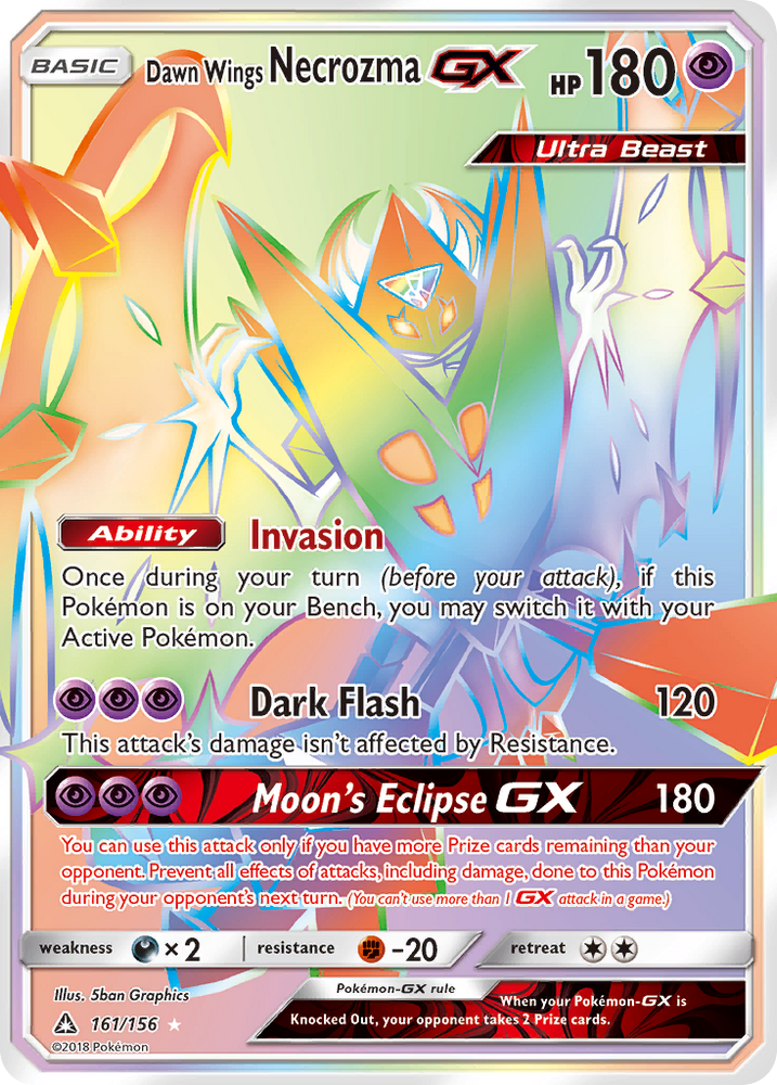 Pokemon | Dawn Wings Necrozma GX (161/156) [Sun & Moon: Ultra Prism] | The Nerd Merchant